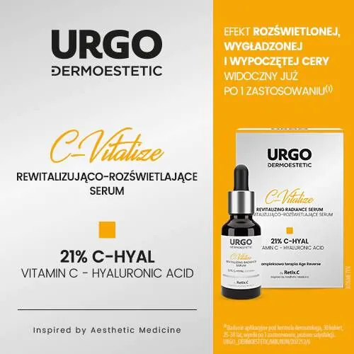 Урго Дермоестетиц Ц-Витализ ревитализујући и осветљујући серум