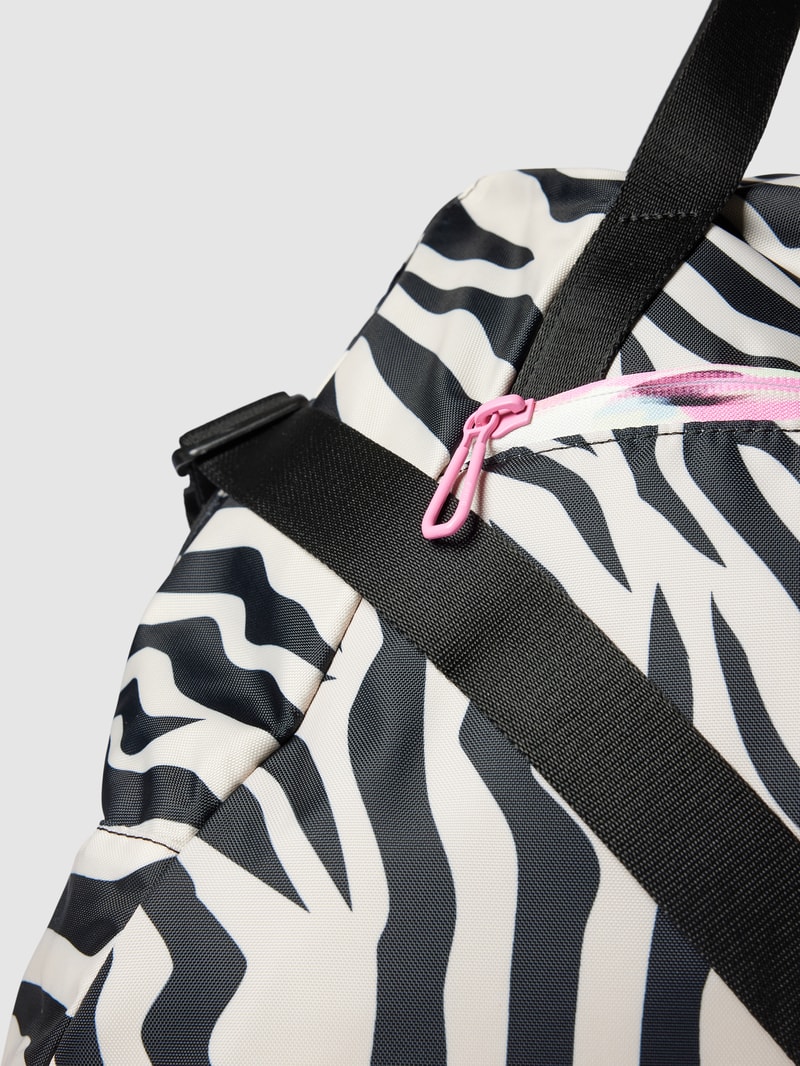 Sporttasche mit Label-Print Modell 'Grip' in black