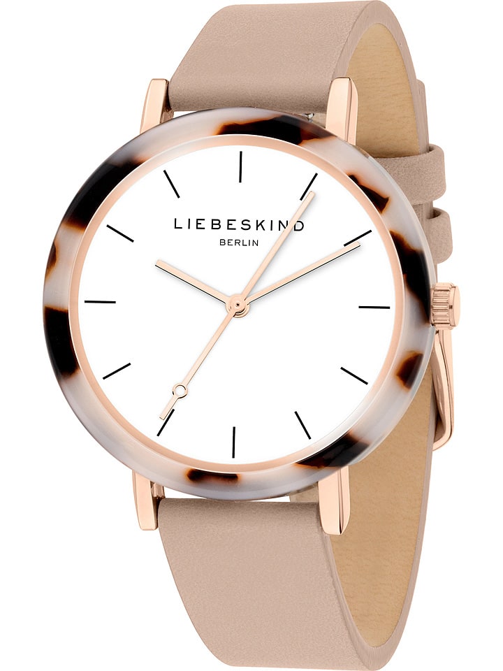 Liebeskind Quarzuhr in Beige/ Roségold/ Weiß günstig kaufen onesize