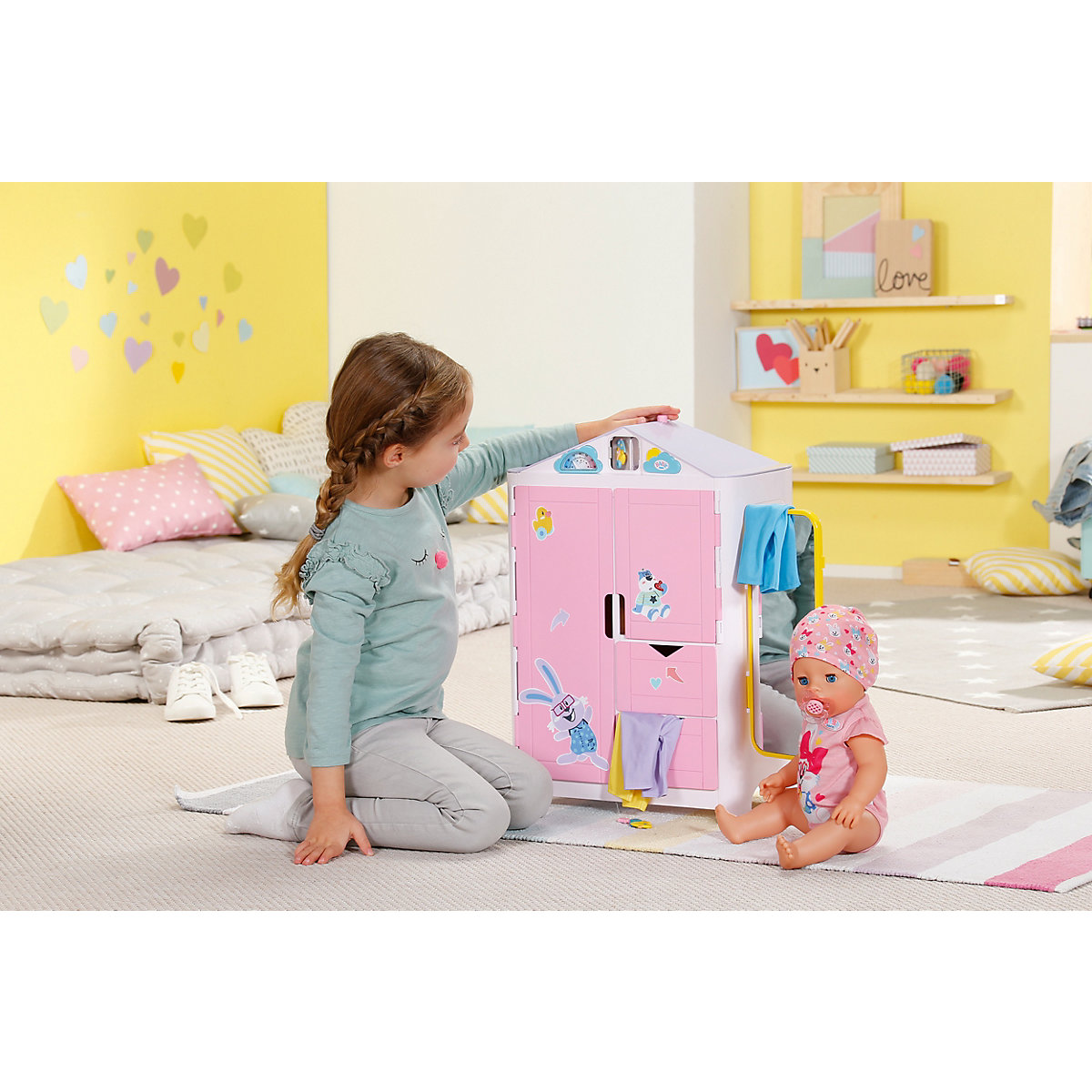 BABY born® 827987 Schrank mit Wetterente