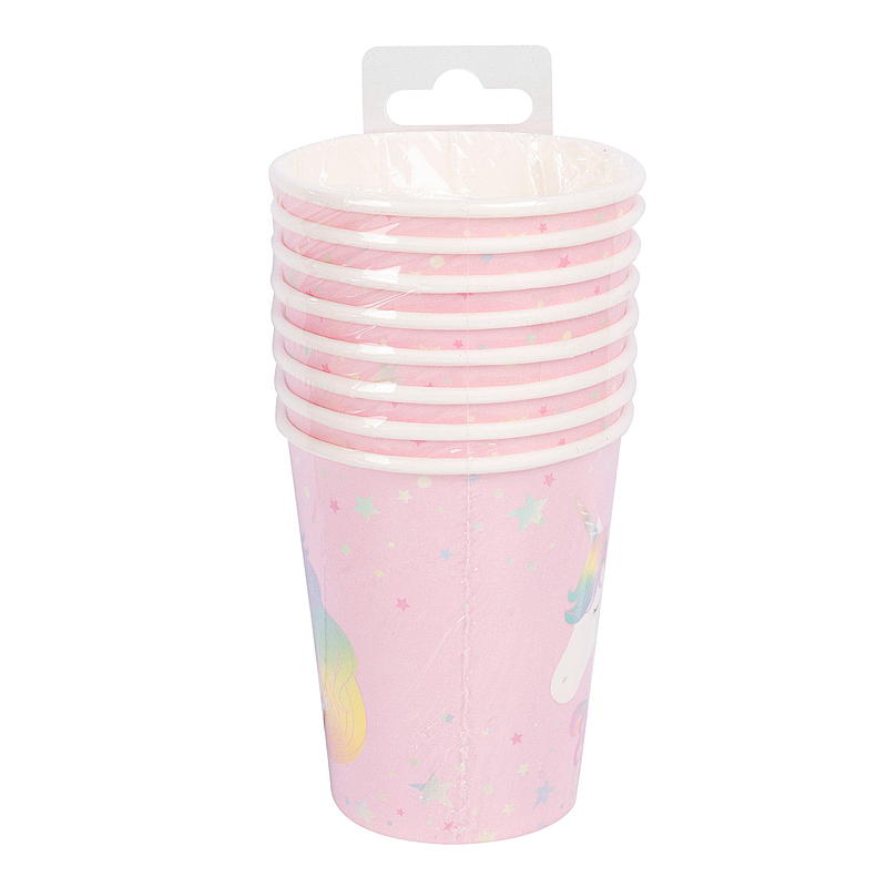 Giform Pappbeger 8 stk Unicorn