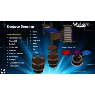 WarLock Tiles: Dungeon Dressings