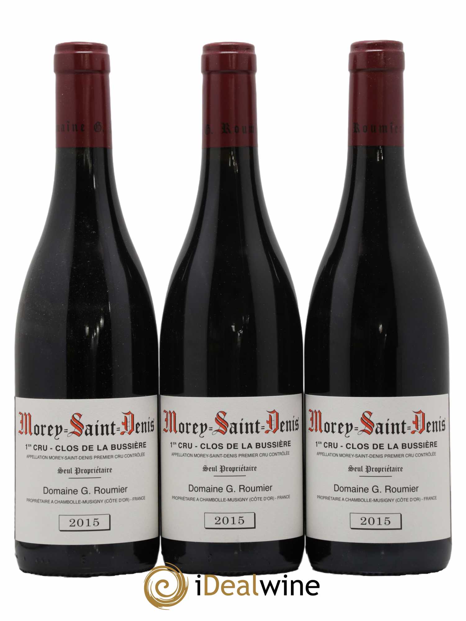 Morey Saint-Denis 1er Cru Clos de la Bussière Georges Roumier (Domaine)  2015 - Lot de 3 Bouteilles