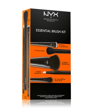 NYX Professional Makeup Essential Brush Kit Makeup-Set mit fünf Pinseln für perfekte Styles Pinselset-1 Stk