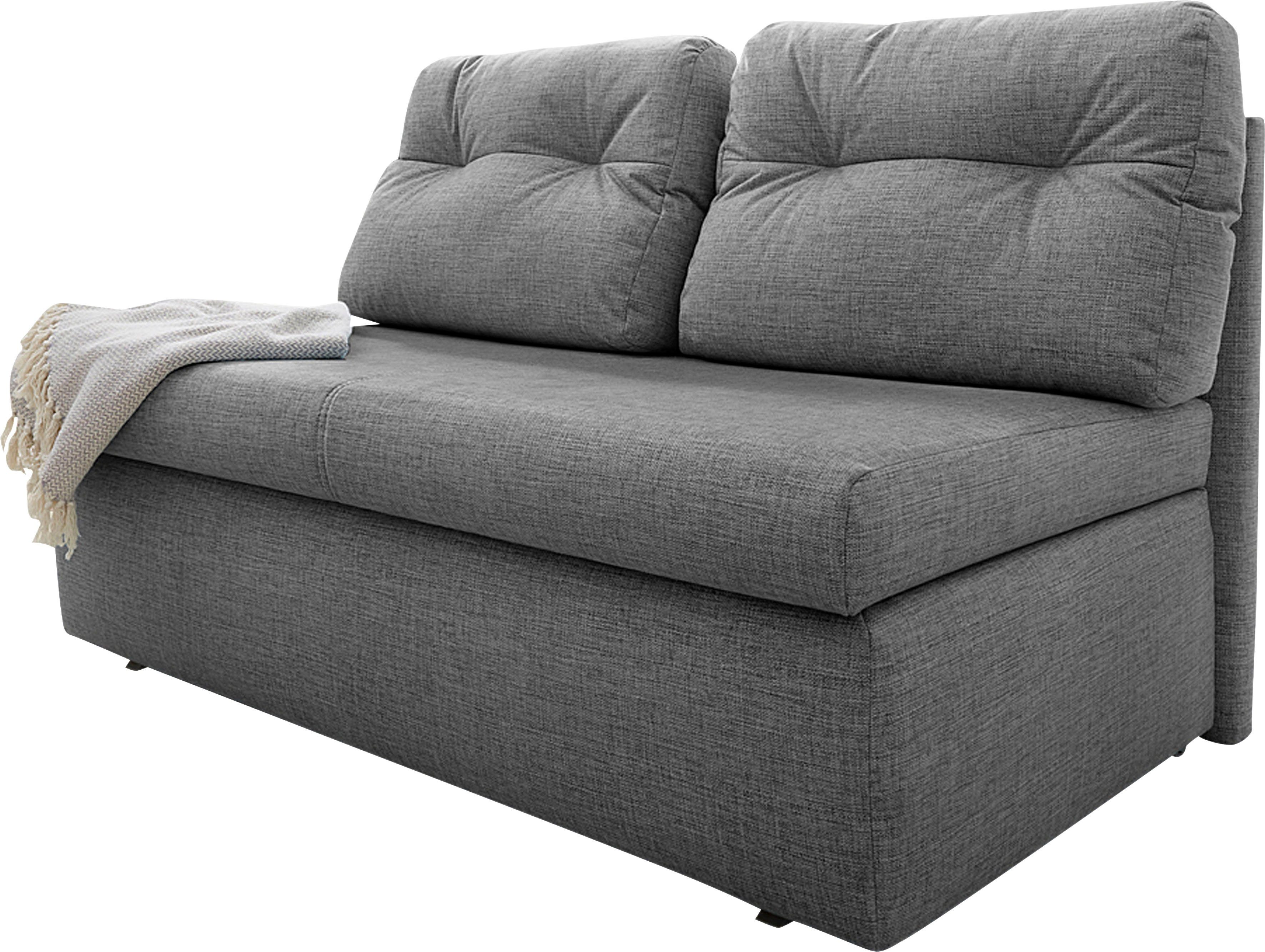 Jockenhöfer Gruppe Schlafsofa Torben, Platzsparendes Sofa mit Gästebettfunktion und Stauraum
