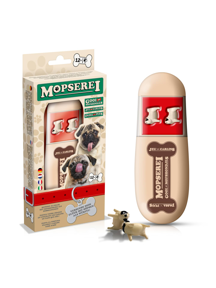 Winning Moves Mopserei Spiel Möpse Würfelspiel Gesellschaftsspiel in bunt günstig kaufen onesize