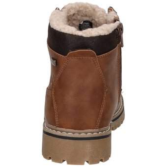 Tom Tailor Schnür Boots in braun