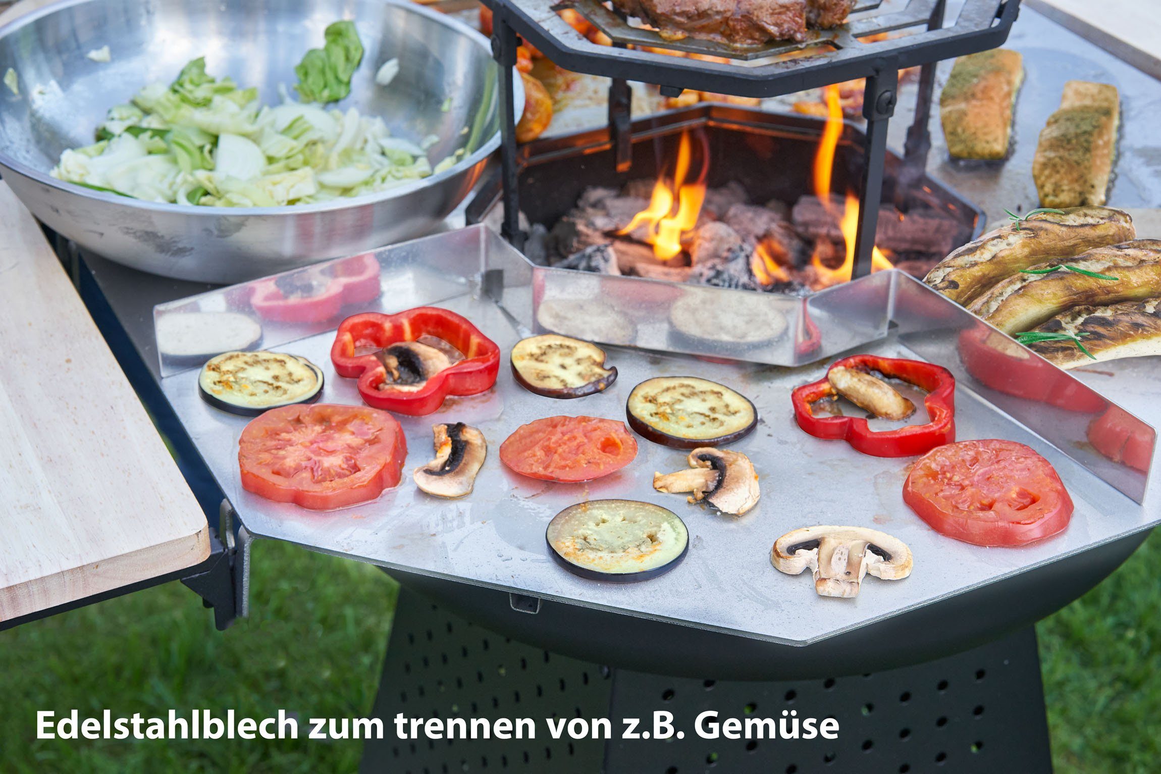 Gartenfreude Feuerstelle Feuertisch, (101 x 118 x 86 cm)