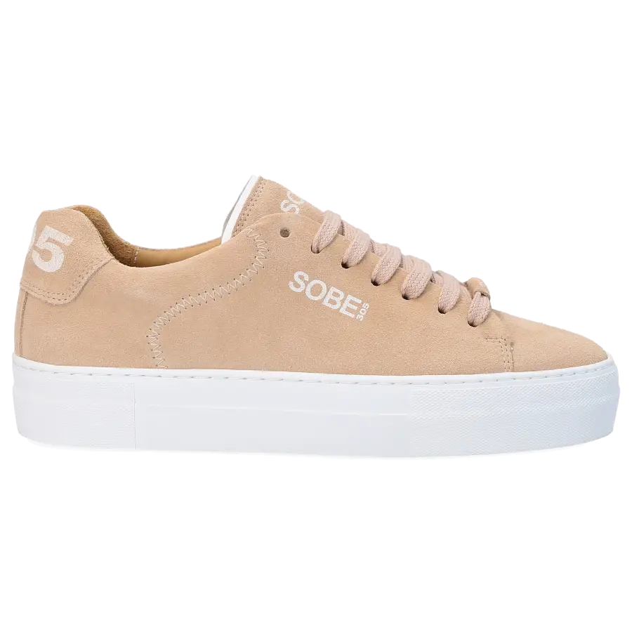 305 SOBE - Sneaker low MIAMI Veloursleder - beige