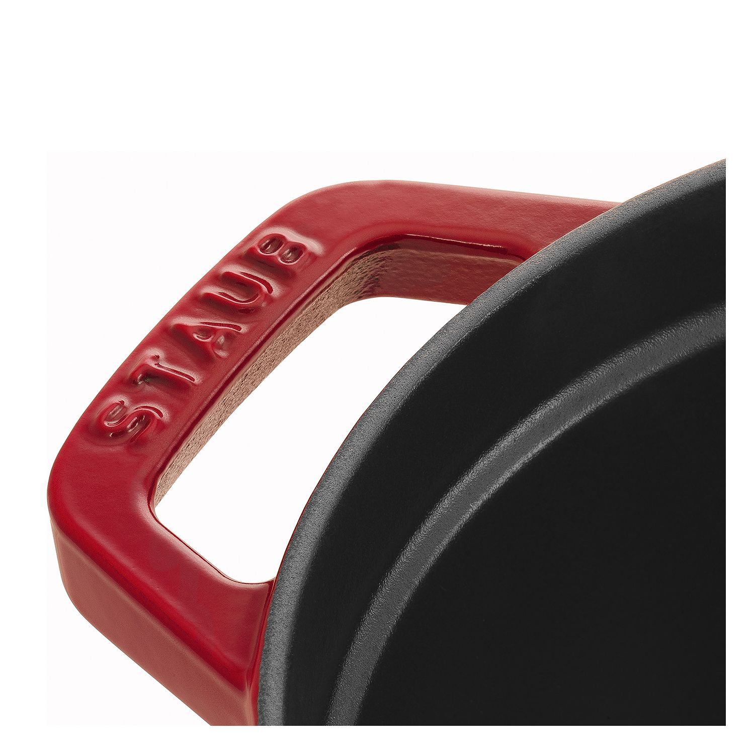 Cocotte 27 cm, oval, Kirsch-Rot, Gusseisen