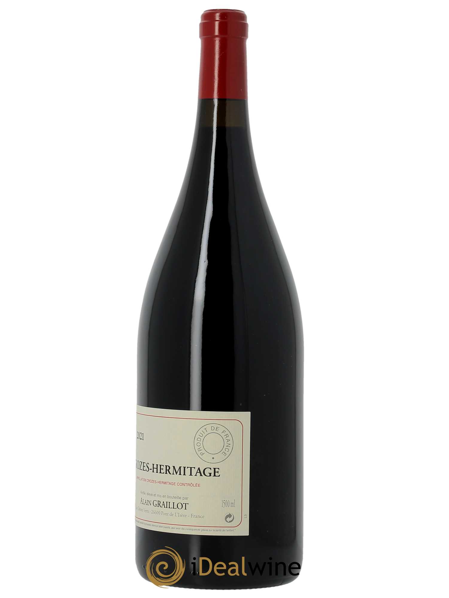 Crozes-Hermitage Domaine Graillot  2021 - Lot de 1 Magnum