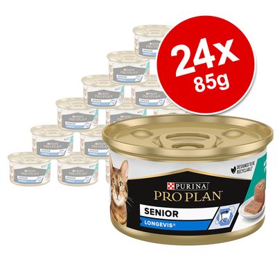 PURINA PRO PLAN Cat Senior Longevis 24 x 85 g