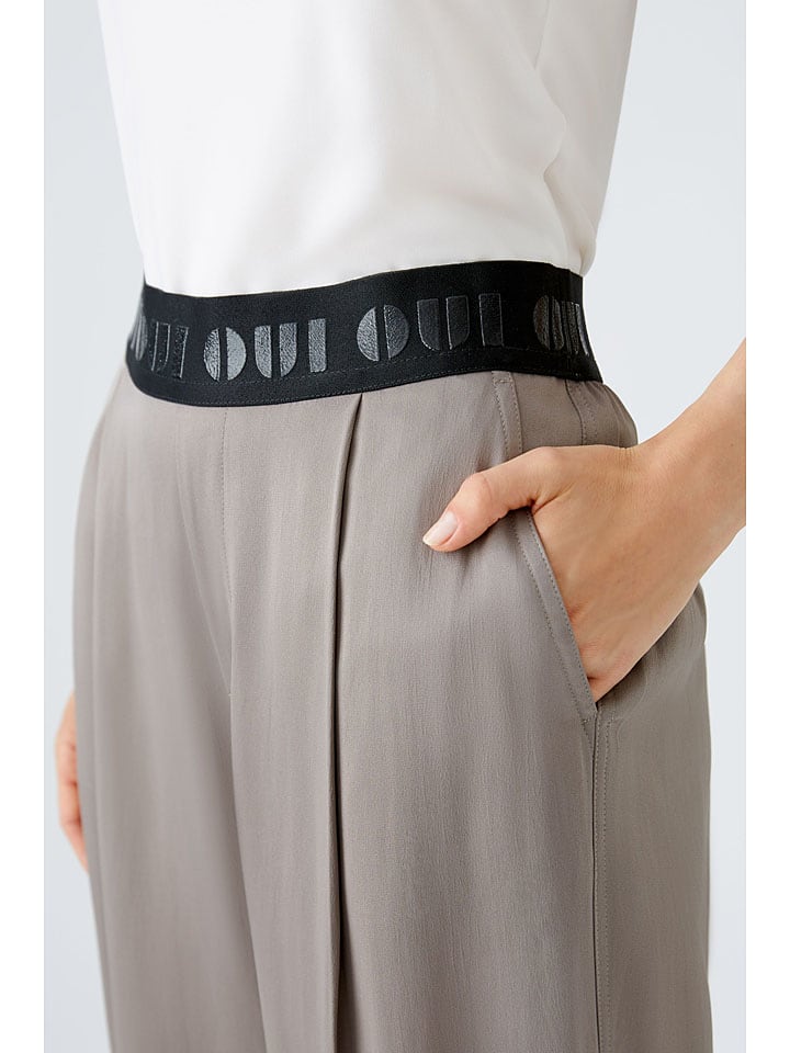 Oui Hose in Taupe günstig kaufen