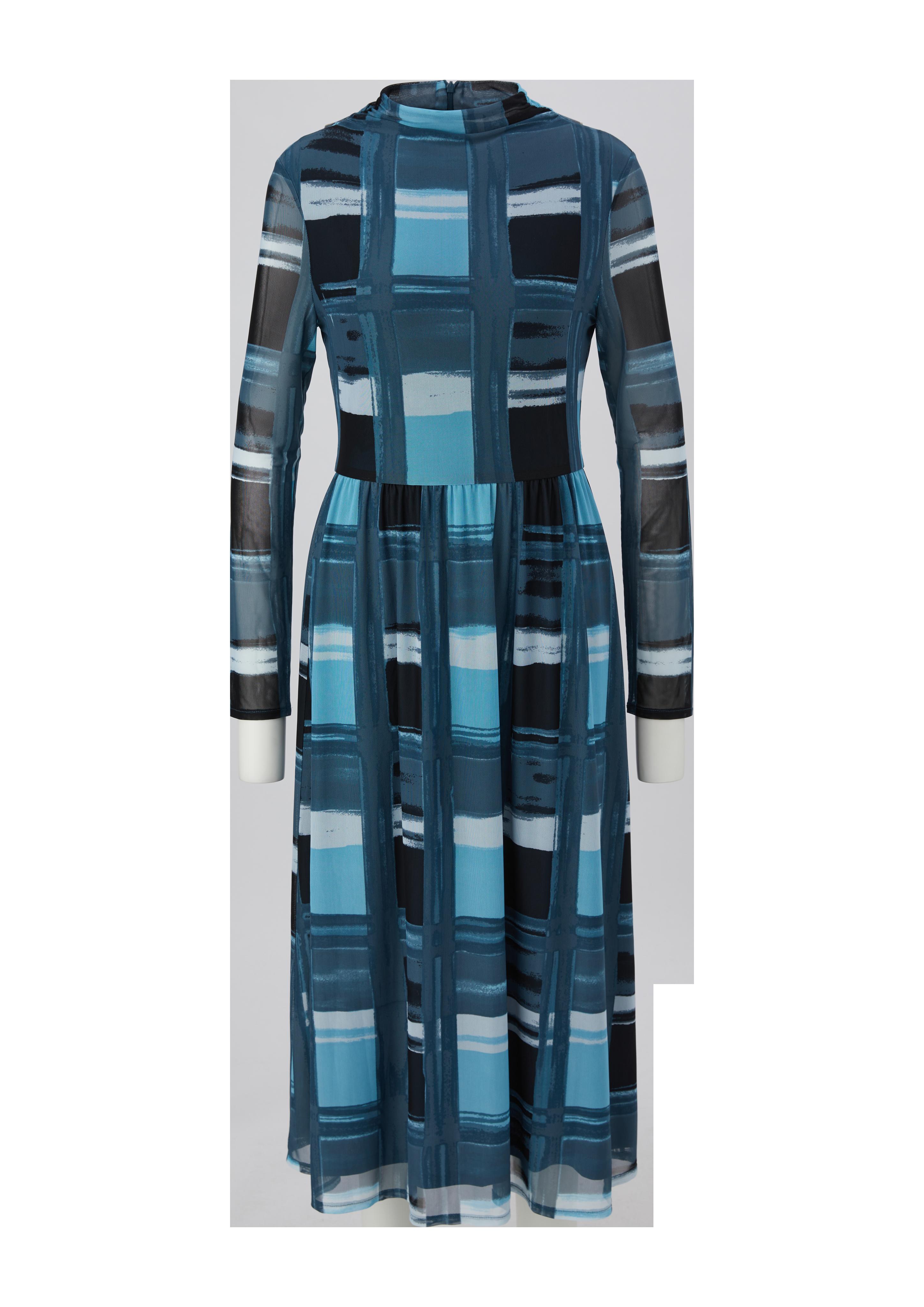 Meshkleid mit Allovermuster  2124434-58A7