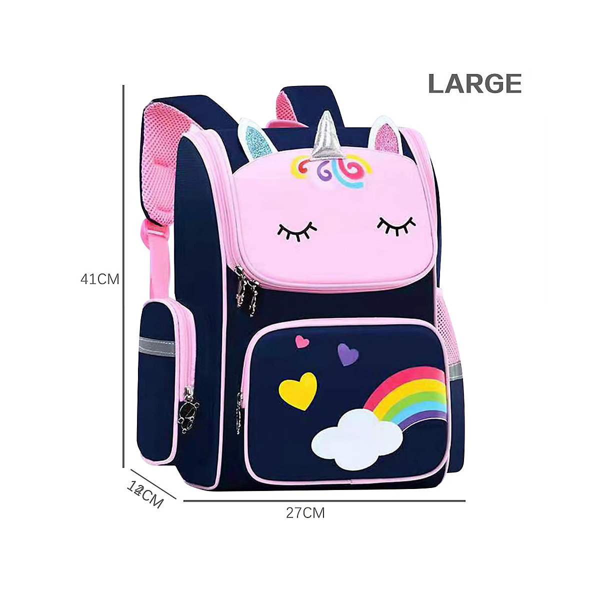 Einhorn Rucksack Schulrucksäcke für Mädchen