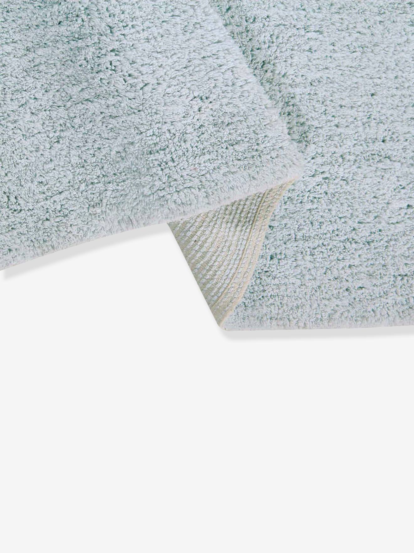 Tapis coton lavable Ailes Puffy Wings LORENA CANALS bleu grisé