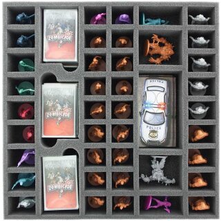 50mm Schaumstoffeinlage für Zombicide Staffel 2 Prison Outbreak