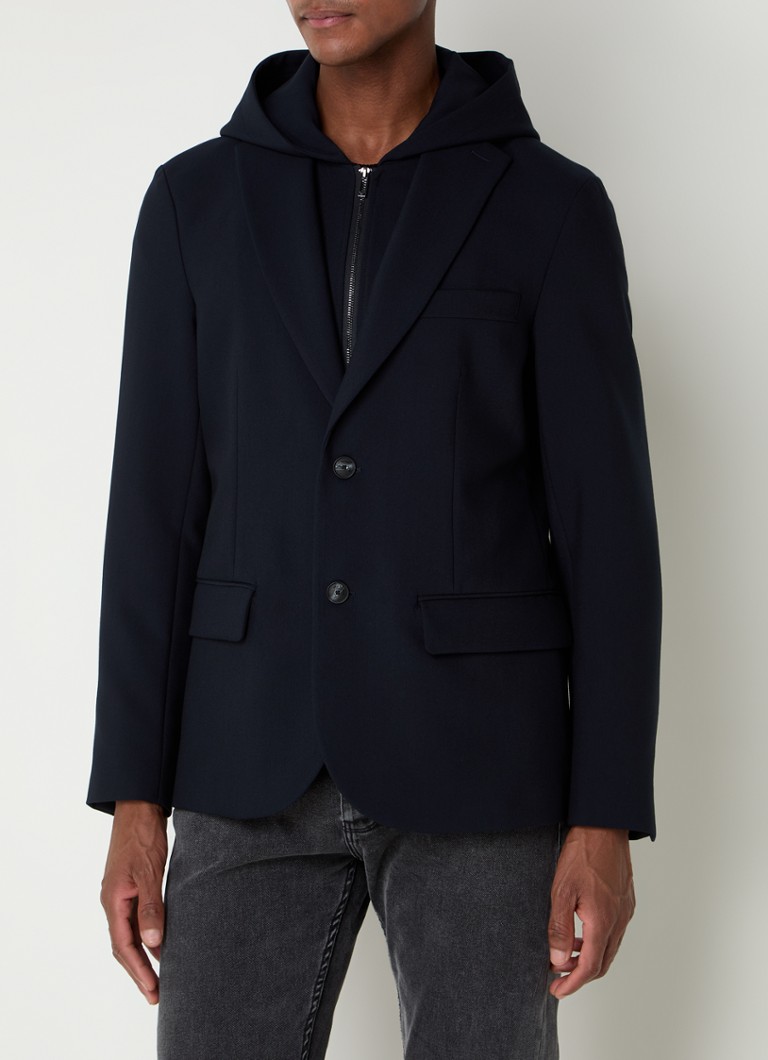 Blazer classico Emporio Armani con fodera removibile