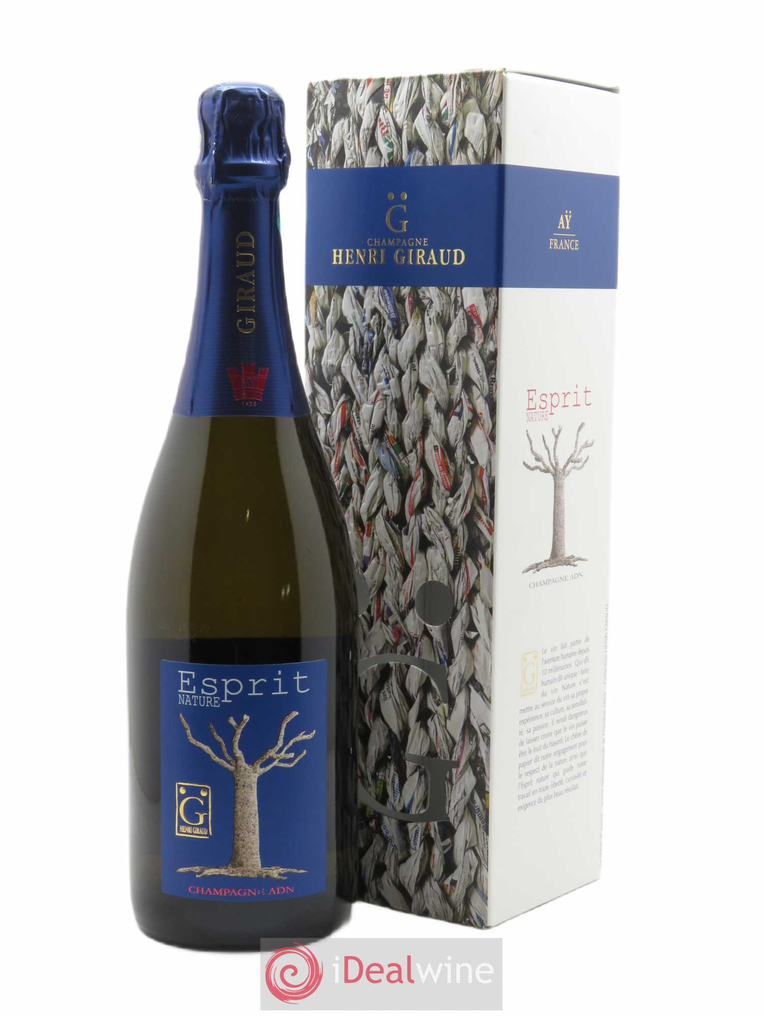 Esprit Nature Brut Nature Henri Giraud   - Lot de 1 Bouteille