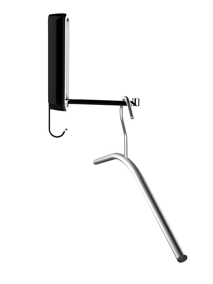 Wenko Klapphaken in Silber - (B)2,5 x (H)18,5 x (T)2,5 cm günstig kaufen onesize