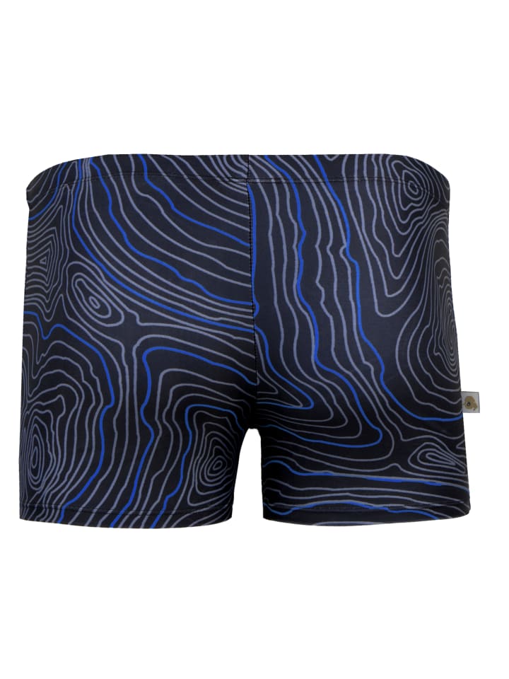 GUGGEN MOUNTAIN Badehose Linien in Blau günstig kaufen