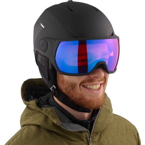 HERREN SKIHELM MIT VISIER PIONEER LT VISOR