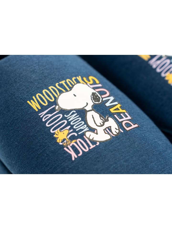 Snoopy The Peanuts Snoopy Hausschuhe Puschen Slipper Pantoffeln in blau günstig kaufen