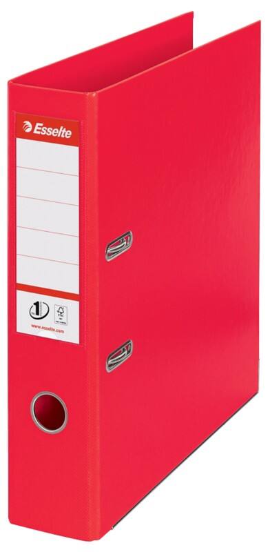 Esselte No.1 VIVIDA Ordner DIN A4 72 mm Rot 2 Ringe 624068 PP (Polypropylen) Hochformat