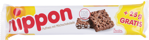 Nippon Puffreis mit Schokolade