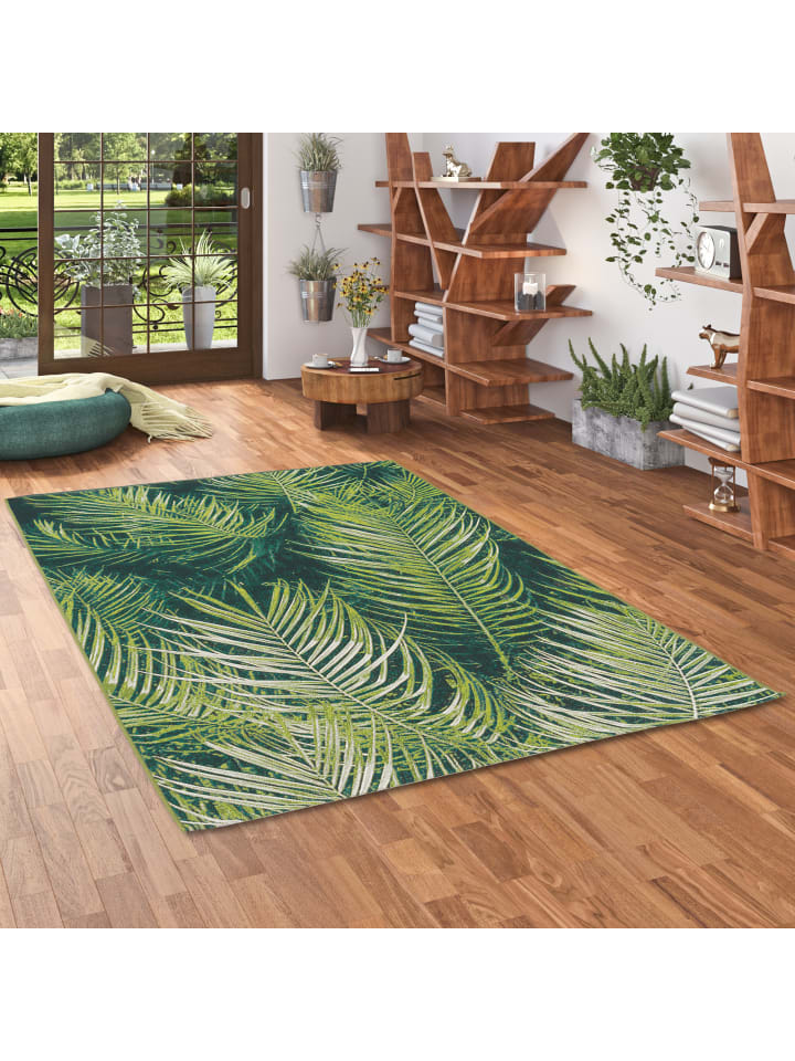 Pergamon In- und Outdoor Teppich Malibu in Grün günstig kaufen