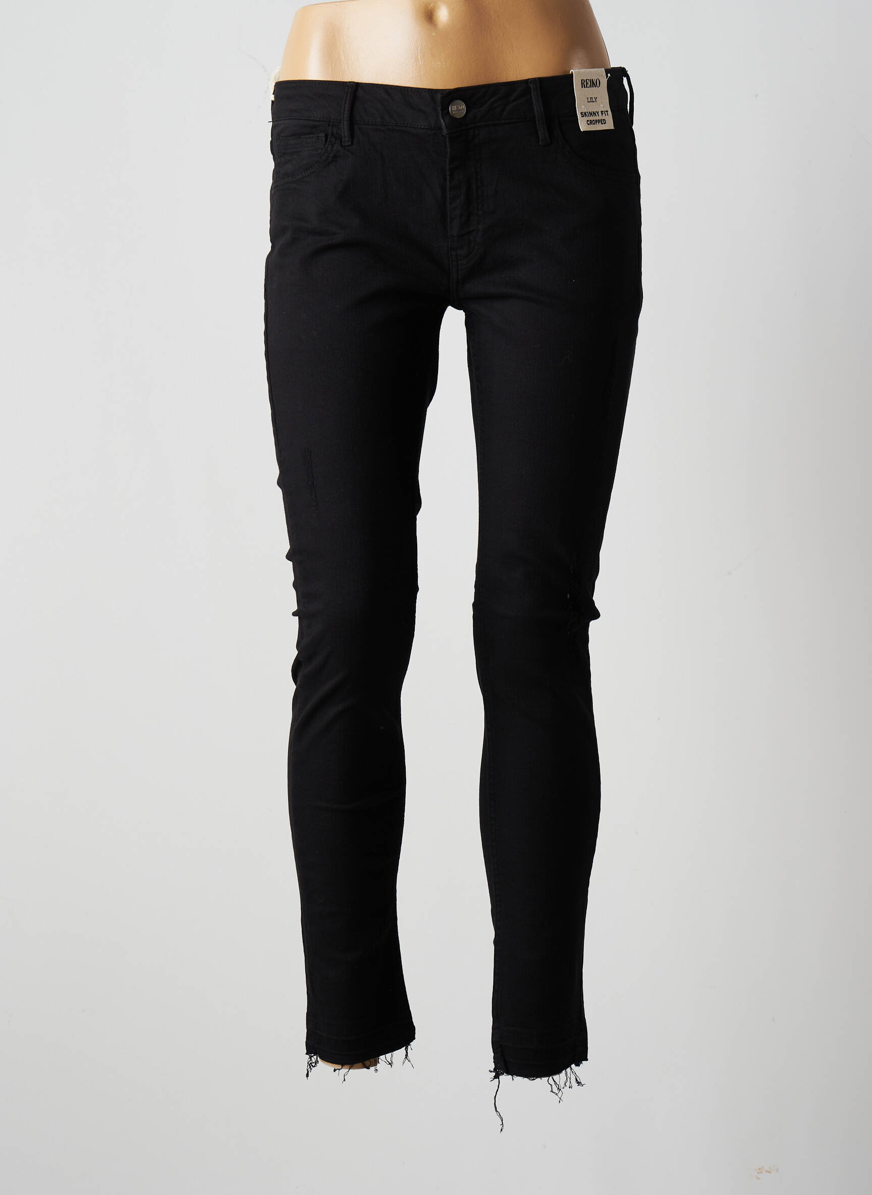 Reiko Jeans Skinny Femme couleur noir