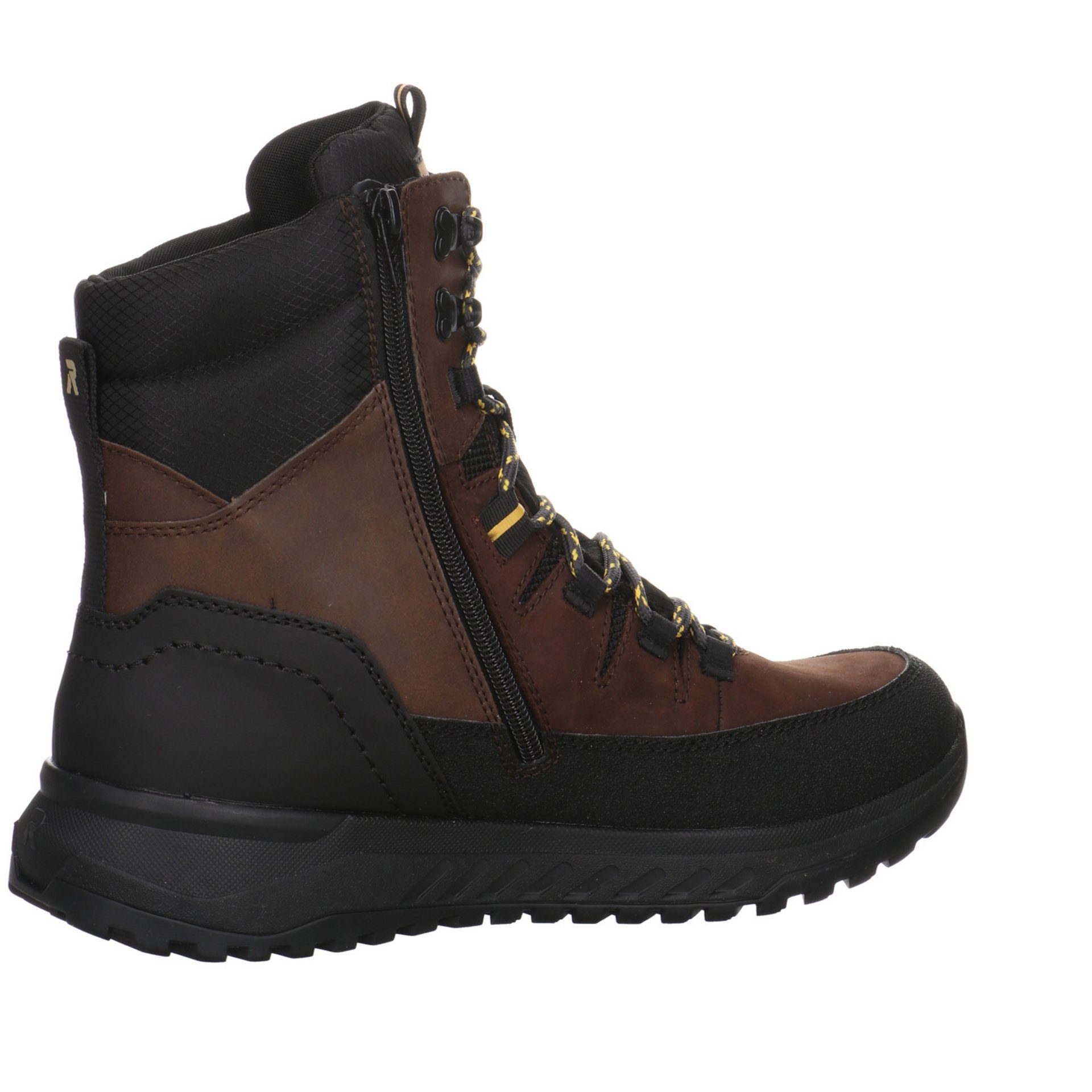 Rieker Herren Winterstiefel Schuhe Boots Elegant Freizeit Snowboots Leder-/Textilkombination