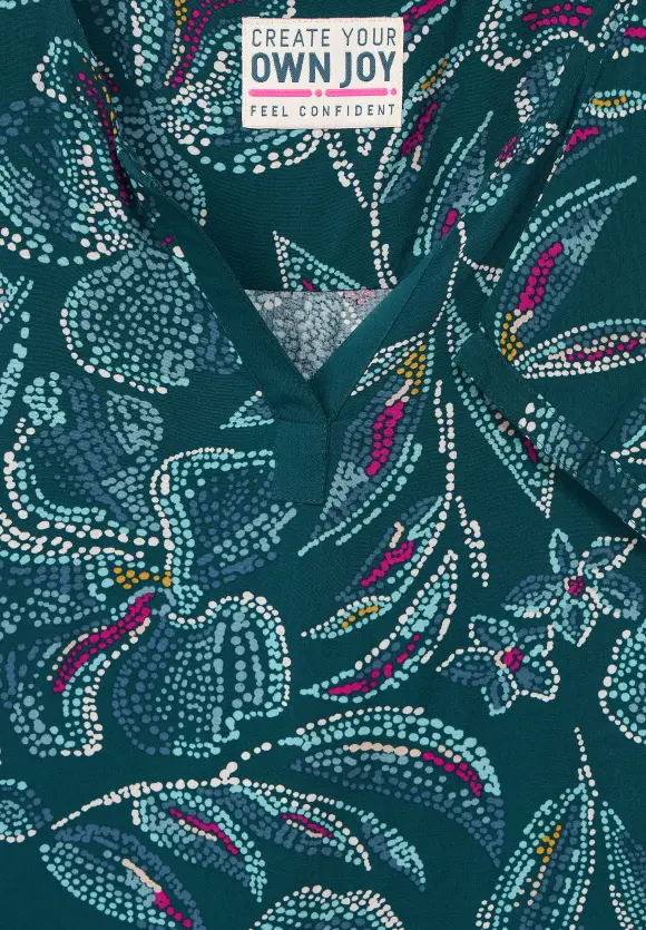 CECIL Bluse mit Multicolorprint