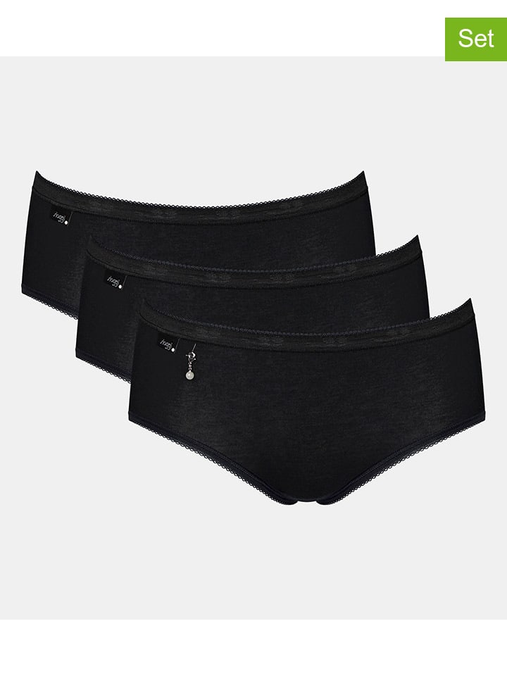 Sloggi 3er-Set: Pantys in Schwarz günstig kaufen