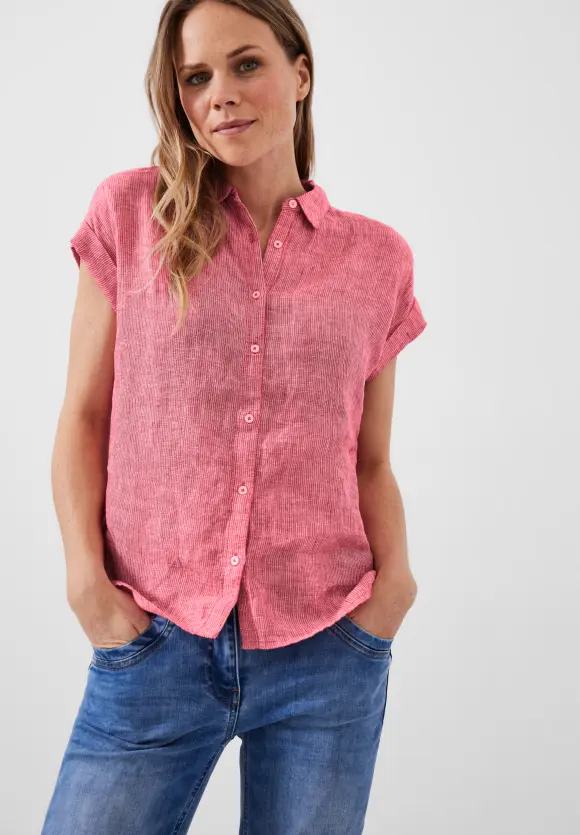 CECIL Leinen Chambray Bluse