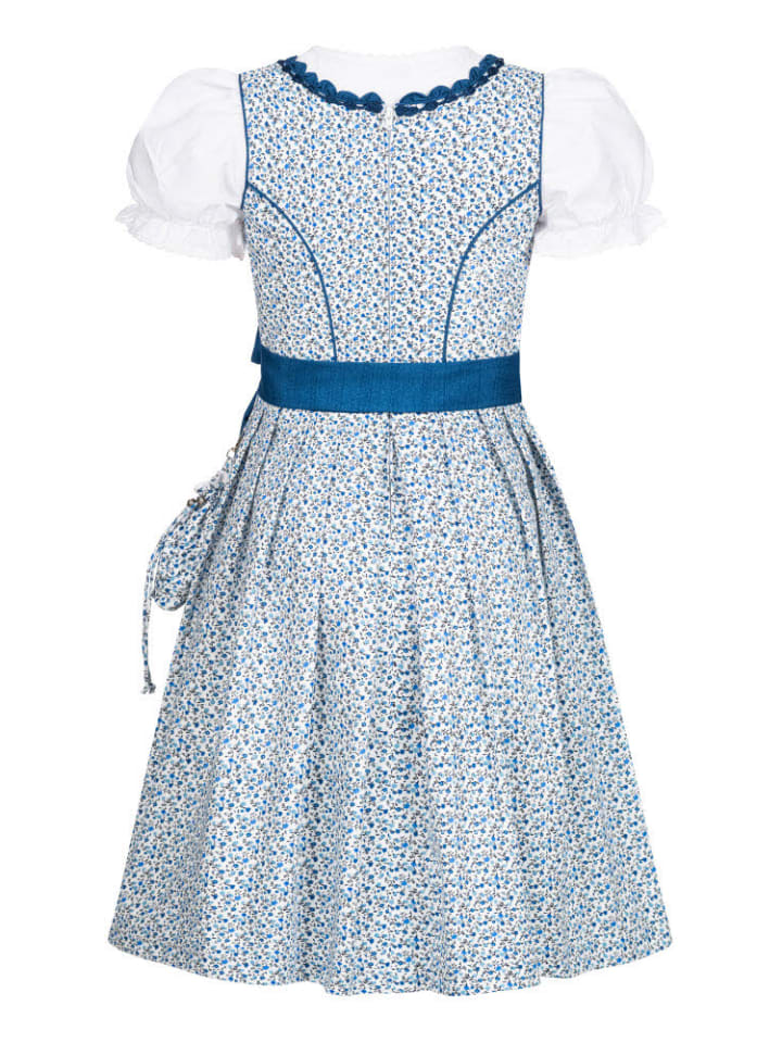 Nübler Kinderdirndl 3-teilig Doris in Blau günstig kaufen