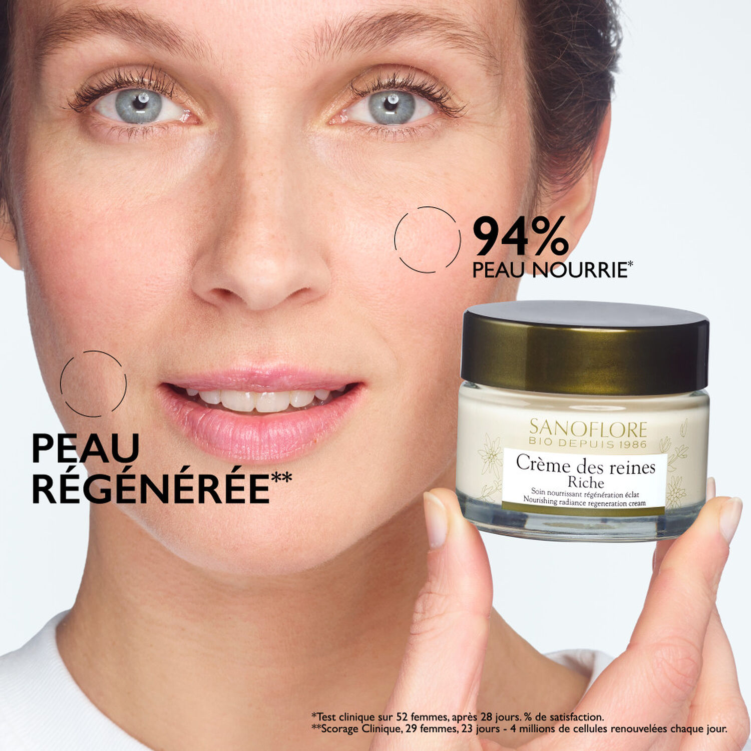 Sanoflore Crème des Reines Riche Soin Anti-âge Régénérant 50 ml