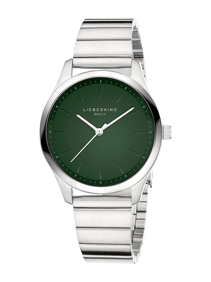 Liebeskind Quarzuhr in Silber/ Grün günstig kaufen onesize