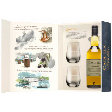 CAOL ILA - MOCH COFFRET SAVEURS D'ECOSSE + 2 VERRES