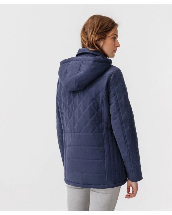 Parka matelassée capuche amovible