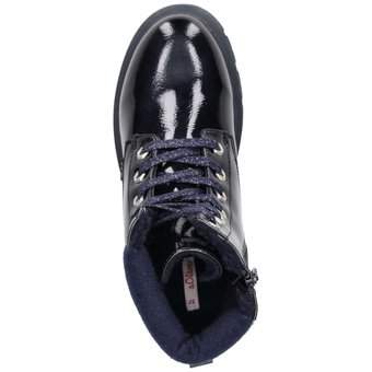 s.Oliver Shanty Schnür Boots in blau