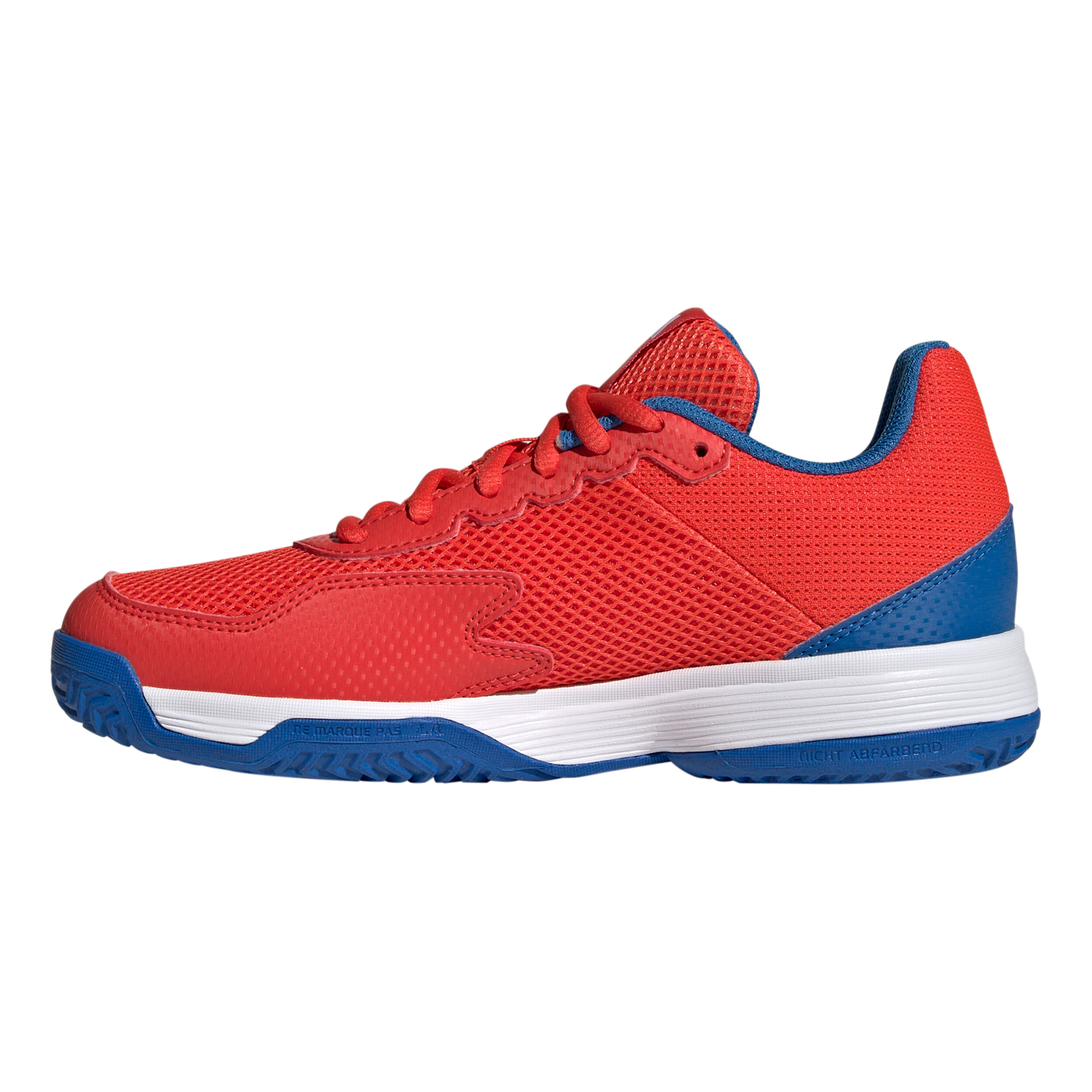 Courtflash Allcourtschuh Kinder - Rot, Weiß