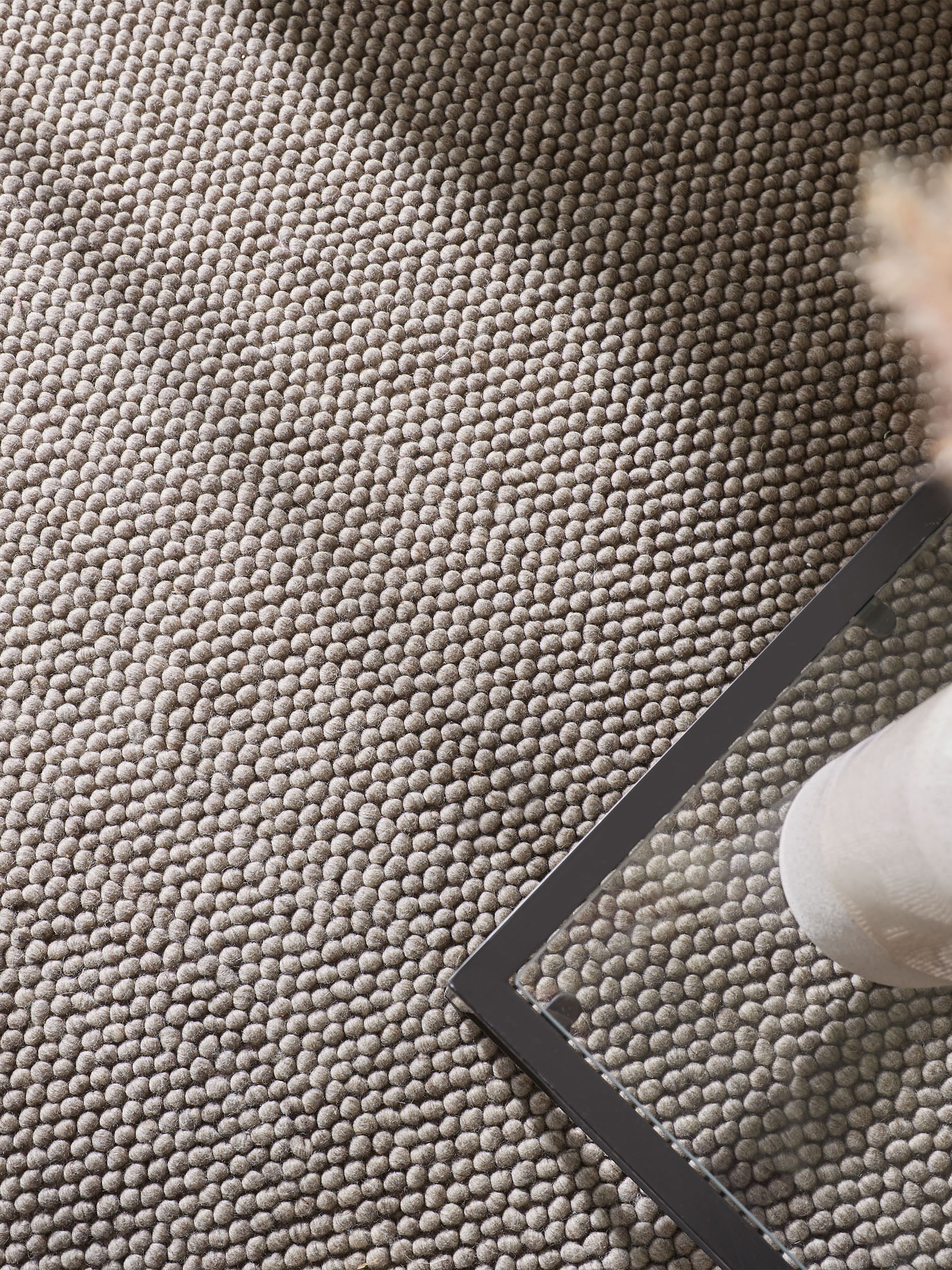 Malmby Woll-Teppich, Grey Natural