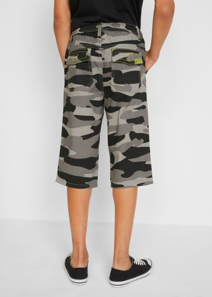 Jungen Bermuda mit Druck, Regular Fit