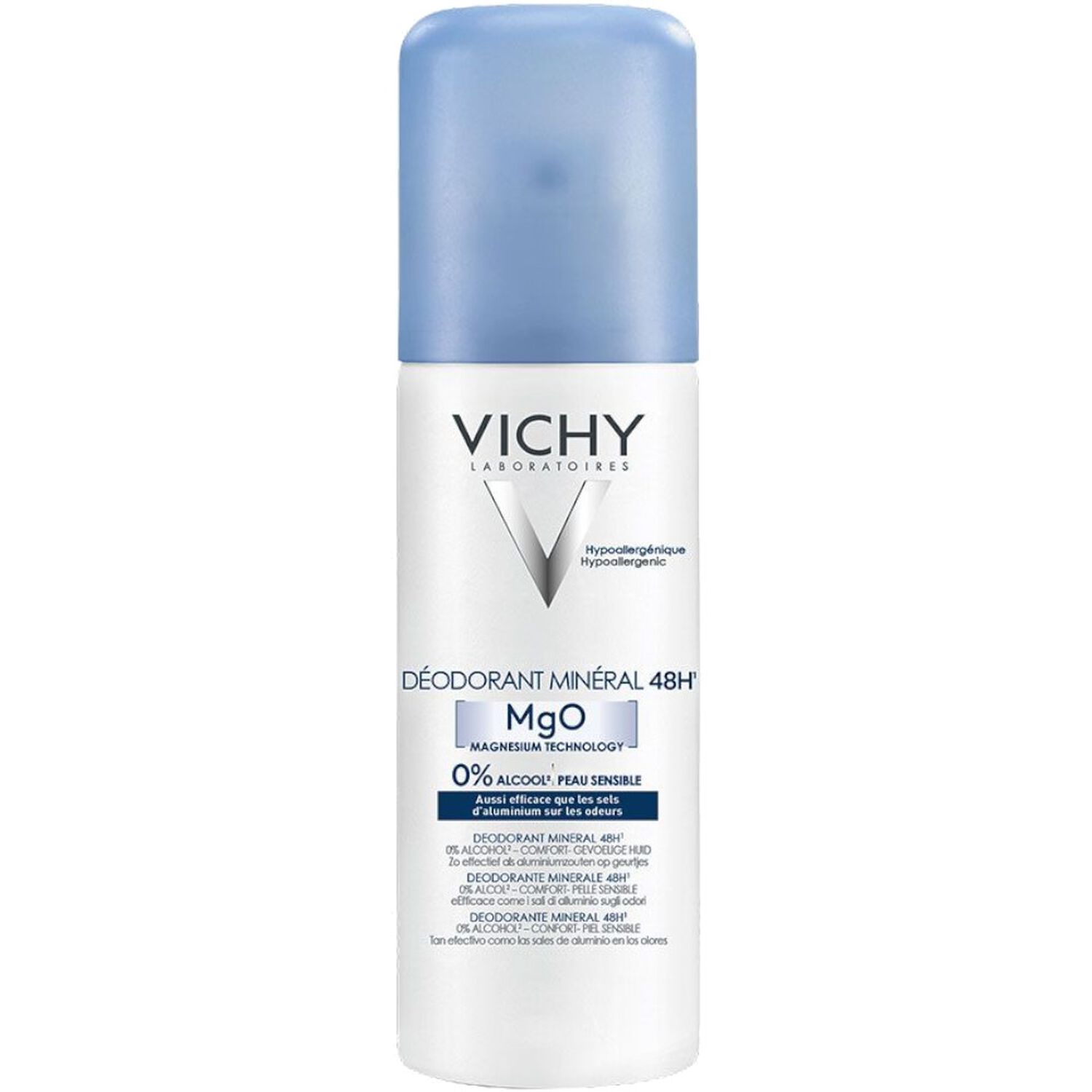 Vichy Déodorant Minéral 48h Spray Peaux Sensibles 125 ml