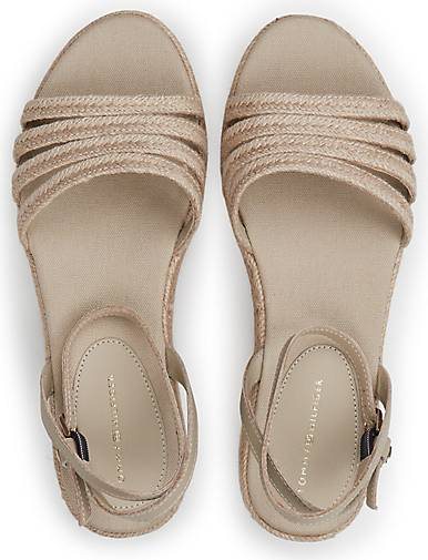 TOMMY HILFIGER Keil-Sandalette ESSENTIAL BASIC FLATFORM