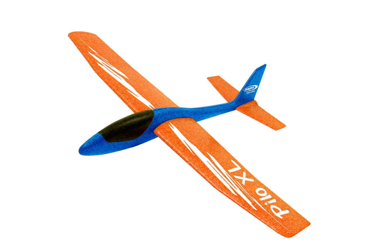 Jamara e.K. JAMARA Pilo XL Schaumwurfgleiter EPP Tragfläche orange Rumpf blau