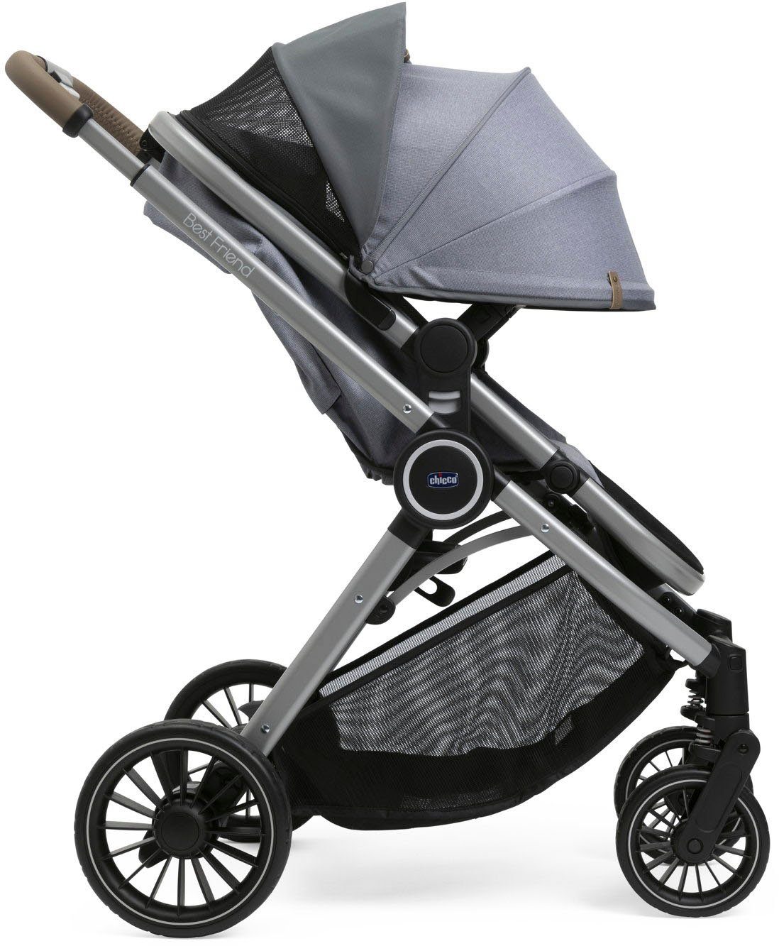 Chicco Sportbuggy Buggy Best Friend Pro, magnet grey, inklusive Regenschutz