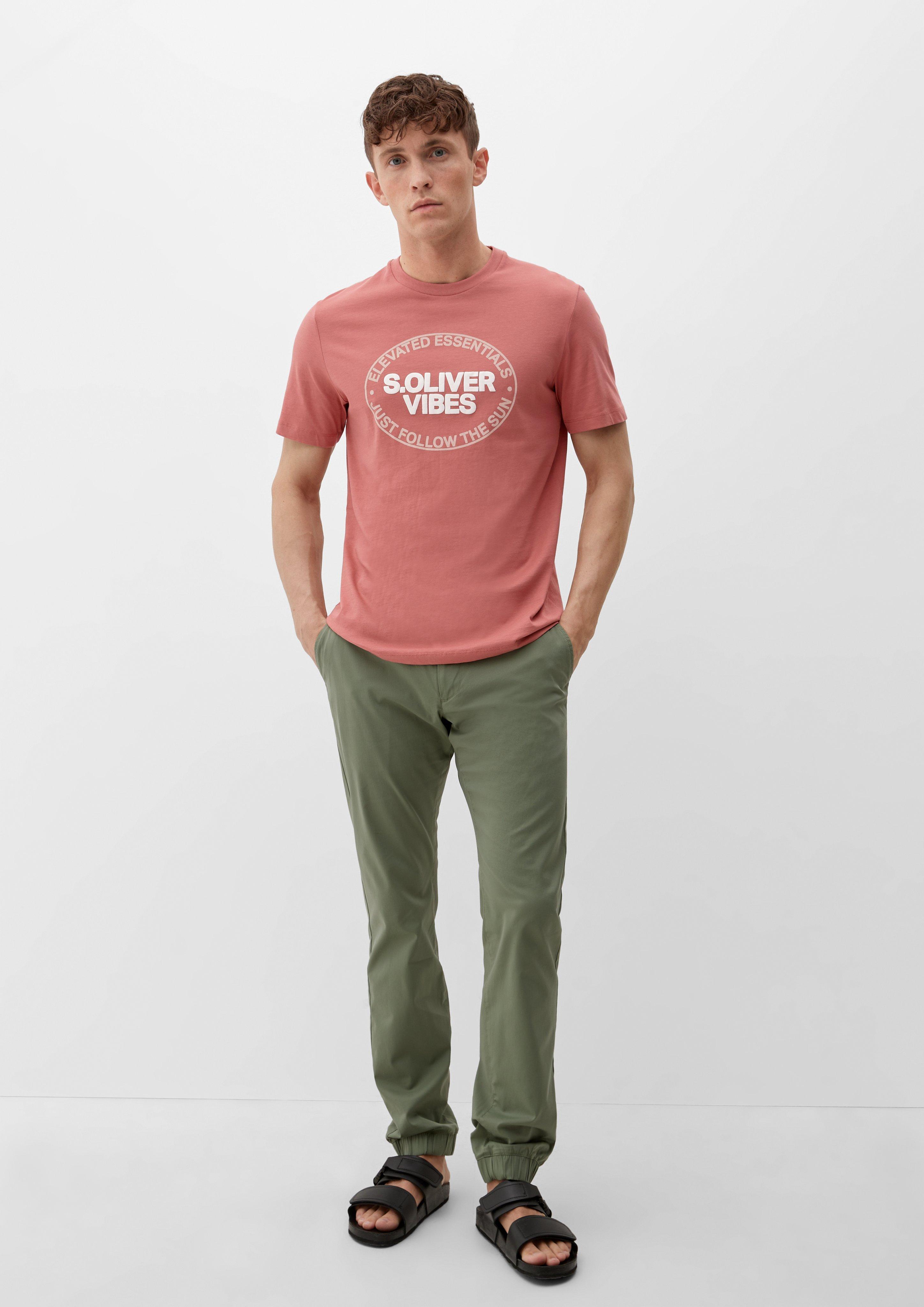 Baumwollshirt mit Frontprint  2131370-20D1