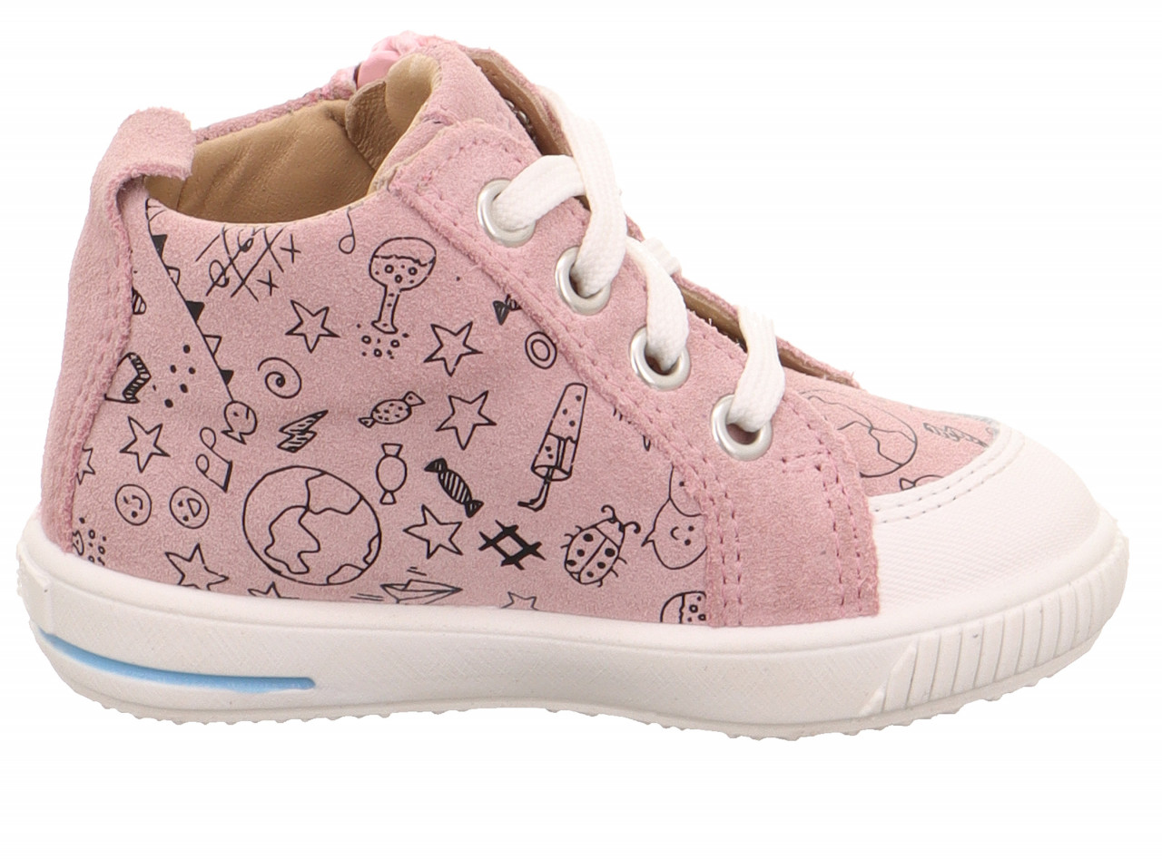 MOPPY - Rosa/WeißSneaker low mit Reißverschluss